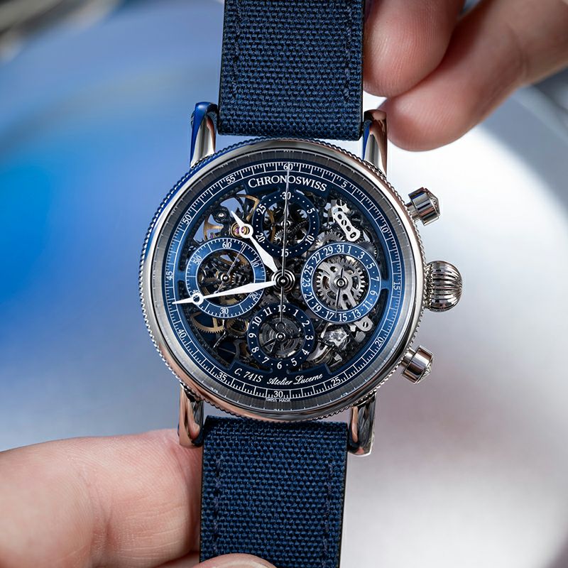CHRONOSWISS OPUS CHRONOGRAPH TITANIUM クロノスイス オーパス クロノグラフ チタニウム CH-7543T.1S-BL2