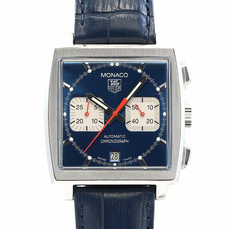 TAG Heuer グランプリレザージャケットスティーブ・マックイーン XL 中古】TAG HEUER MONACO CHRONOGRAPH Steve McQueen タグ・ホイヤー