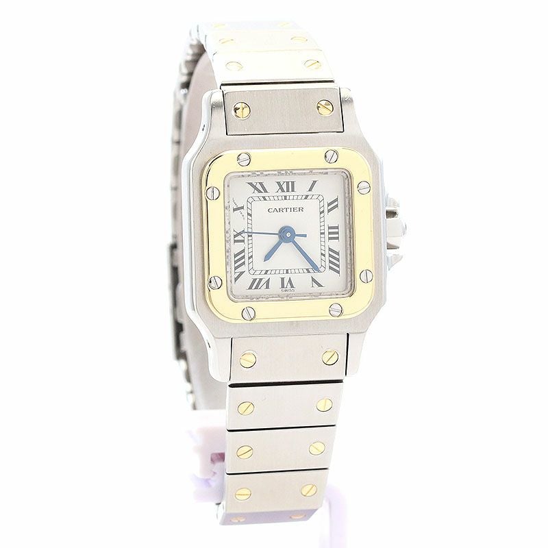 中古】CARTIER SANTOS CARREE / SANTOS GALBEE SMALL MODEL カルティエ