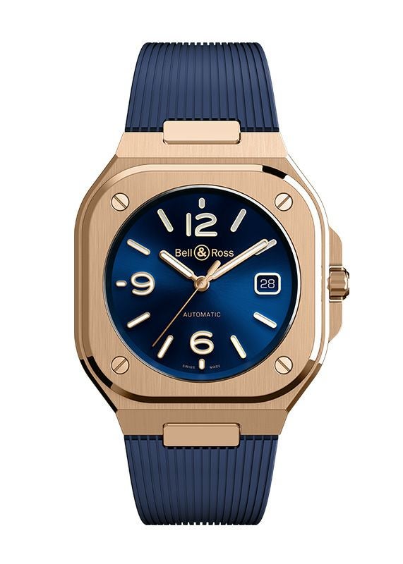 Bell ＆ Ross BR-05 BLUE GOLD ベル＆ロス BR-05 ブルー ゴールド BR05A-BLU-PG/SRB