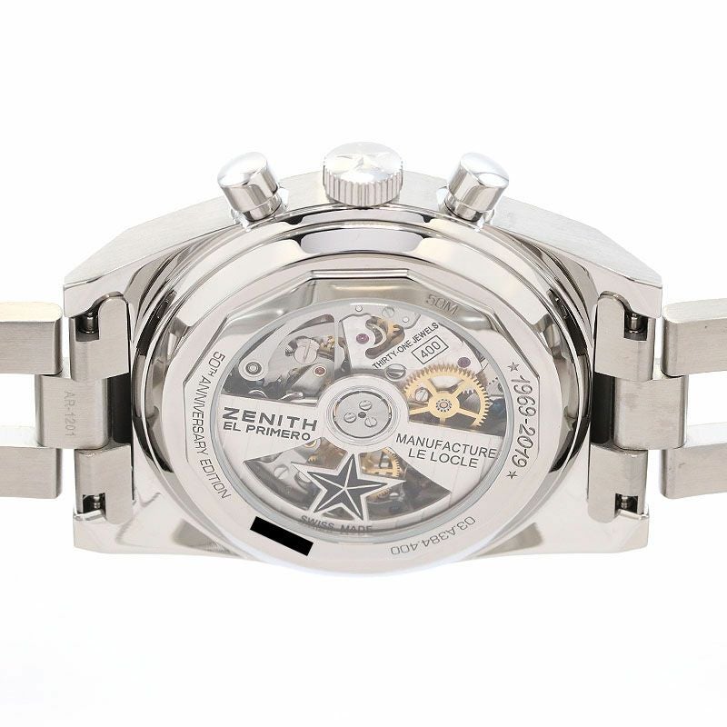 【中古】ZENITH CHRONOMASTER EL PRIMERO 50TH REVIVAL ゼニス クロノマスター エル・プリメロ 50周年 リバイバル 03.A384.400/21.C815
