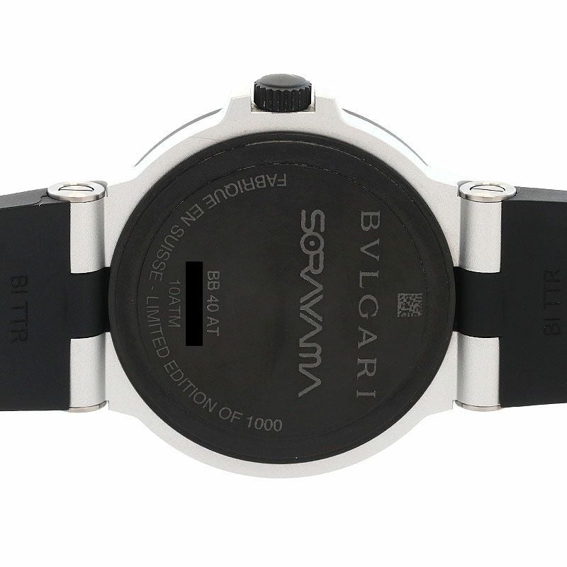【中古】BVLGARI BVLGARI ALUMINUM HAJIME SORAYAMA LIMITED EDITION ブルガリ ブルガリ アルミニウム 空山基 限定モデル 103703 (BB40AT)