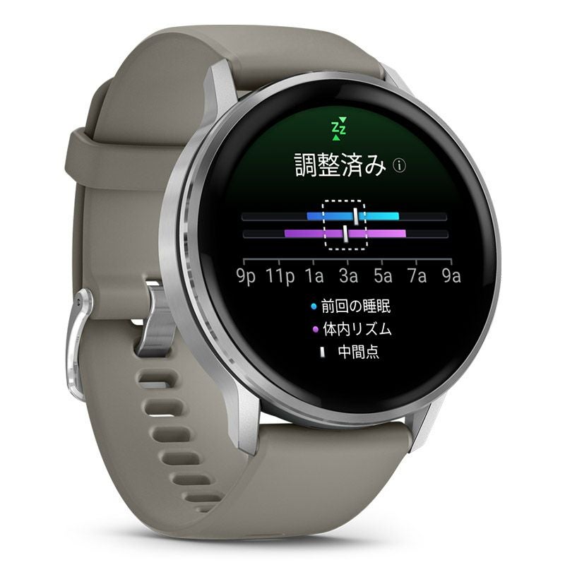 GARMIN Venu 4 45mm Silver / Gray ガーミン ヴェニュー 4 45mm シルバー / グレー 010-03014-31