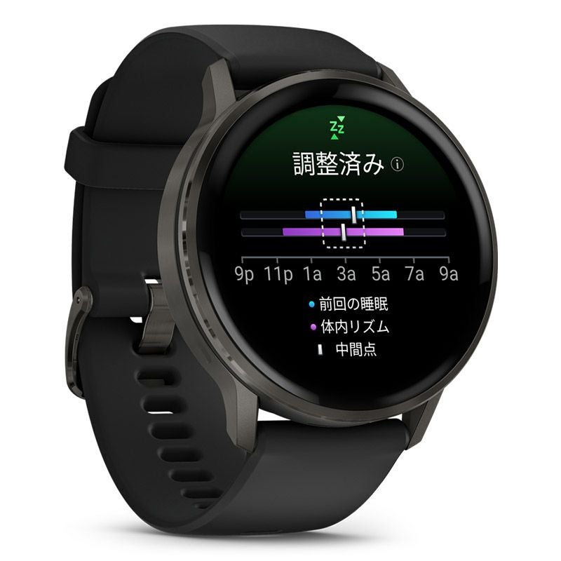 GARMIN Venu 4 45mm Slate / Black ガーミン ヴェニュー 4 45mm 