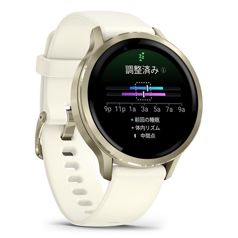 GARMIN Venu 4 41mm Lunar Gold / Bone ガーミン ヴェニュー 4 41mm