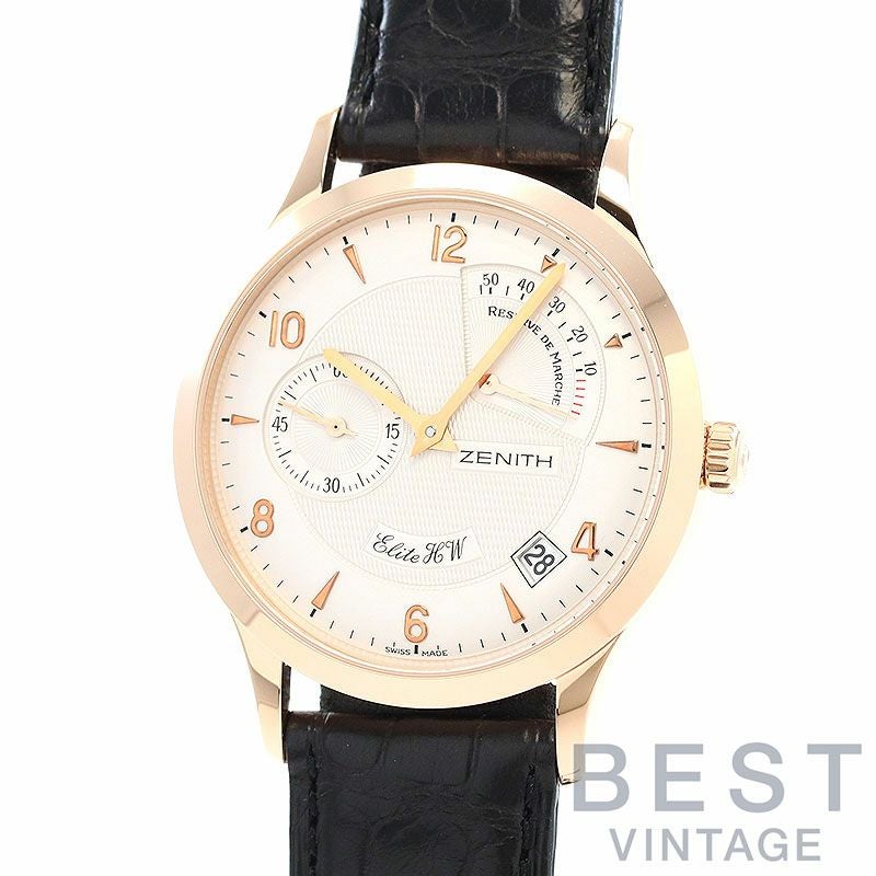 【中古】ZENITH CLASS ELITE HW RESERVE DE MARCHE ゼニス クラス エリート HW リザーブ・ド・マルシェ 17.1125.655/01