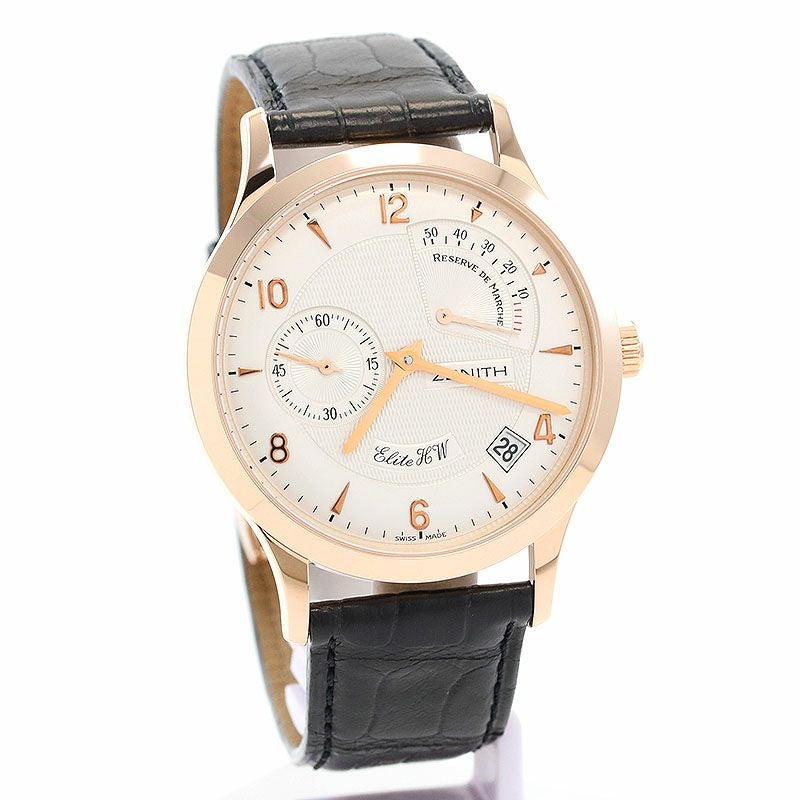【中古】ZENITH CLASS ELITE HW RESERVE DE MARCHE ゼニス クラス エリート HW リザーブ・ド・マルシェ 17.1125.655/01