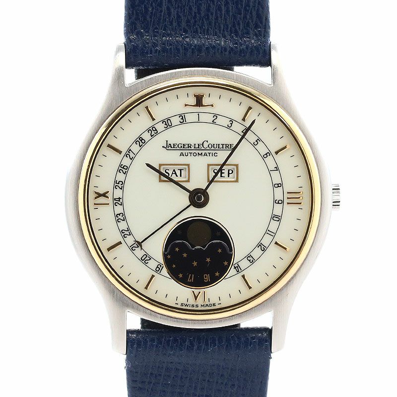 中古】JAEGER-LECOULTRE TRIPLE CALENDAR MOON PHASE ジャガー