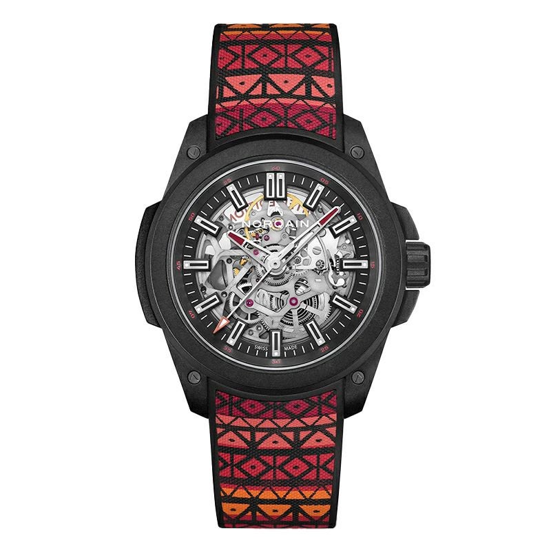 NORQAIN WILD ONE SKELETON 42MM HAKUNA MIPAKA LIMITED EDITION