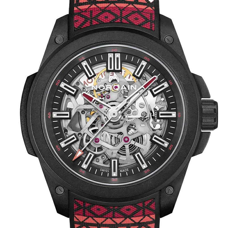 NORQAIN WILD ONE SKELETON 42MM HAKUNA MIPAKA LIMITED EDITION