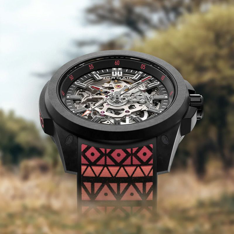 NORQAIN WILD ONE SKELETON 42MM HAKUNA MIPAKA LIMITED EDITION ノルケイン ワイルドワン スケルトン 42MM ハクナ ミパカ リミテッドエディション N3000.07Q17.B24