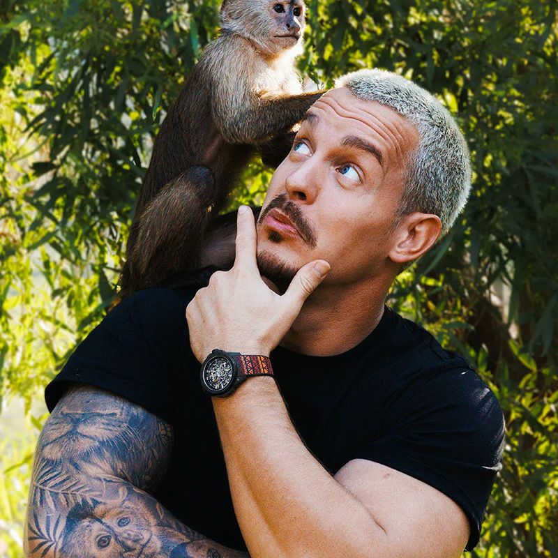 NORQAIN WILD ONE SKELETON 42MM HAKUNA MIPAKA LIMITED EDITION