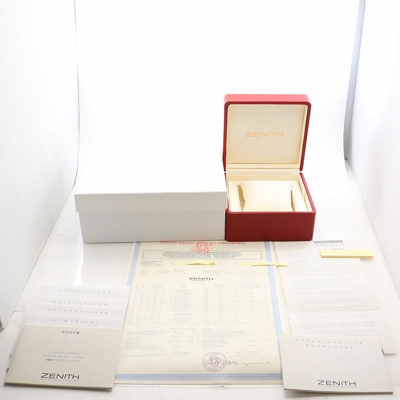 中古】ZENITH CHRONOMASTER EL PRIMERO TRIPLE CALENDAR MOONPHASE