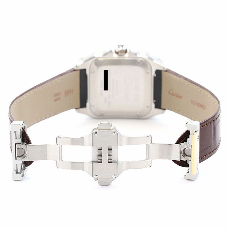 【中古】CARTIER SANTOS 100 MEDIUM MODEL カルティエ サントス 100 MM W20107X7