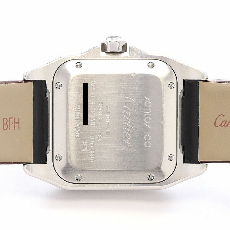 【中古】CARTIER SANTOS 100 MEDIUM MODEL カルティエ サントス 100 MM W20107X7