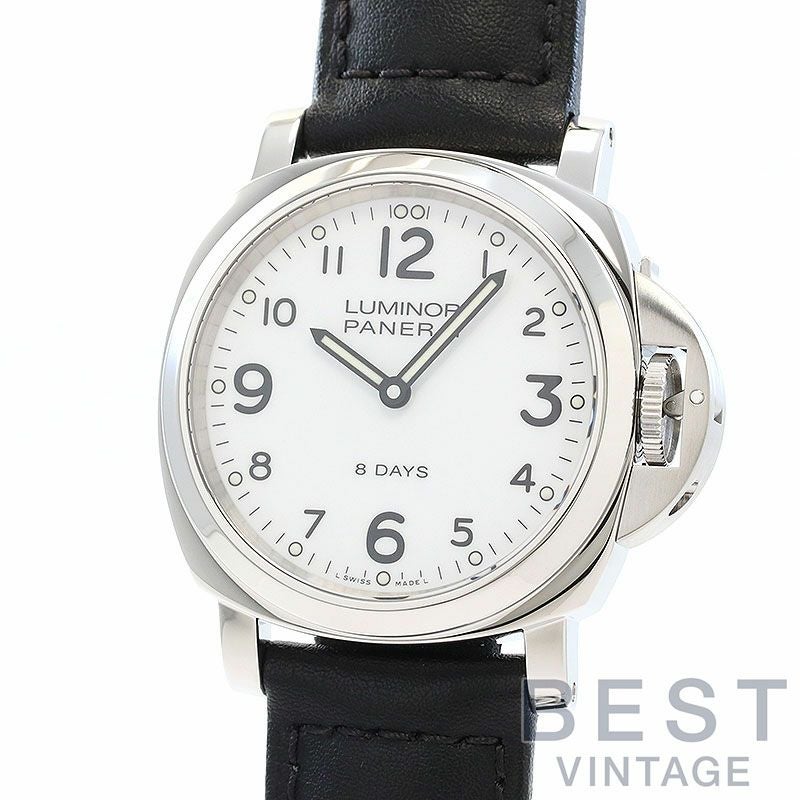 【中古】OFFICINE PANERAI LUMINOR BASE 8 DAYS 44MM ACCIAIO オフィチーネ・パネライ ルミノール ベース 8デイズ 44MM アッチャイオ PAM00561