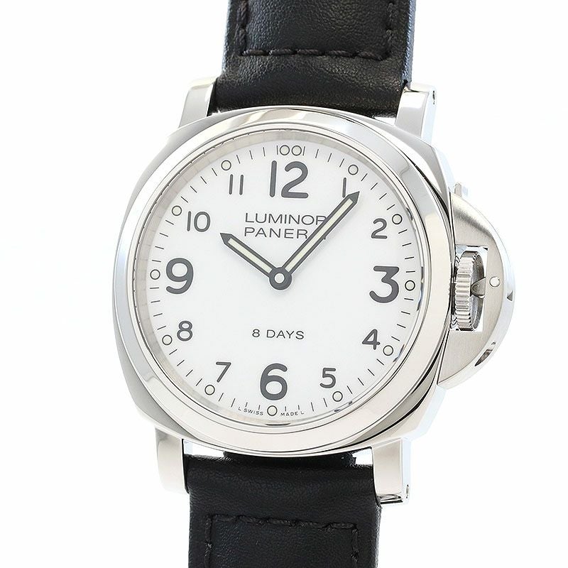 【中古】OFFICINE PANERAI LUMINOR BASE 8 DAYS 44MM ACCIAIO オフィチーネ・パネライ ルミノール ベース 8デイズ 44MM アッチャイオ PAM00561