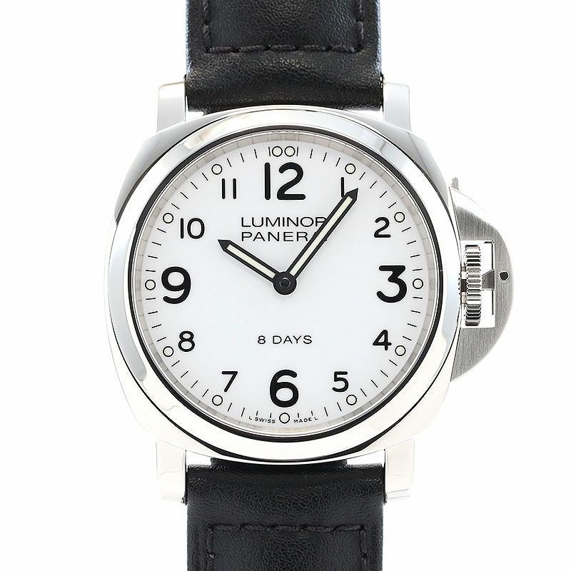 【中古】OFFICINE PANERAI LUMINOR BASE 8 DAYS 44MM ACCIAIO オフィチーネ・パネライ ルミノール ベース 8デイズ 44MM アッチャイオ PAM00561