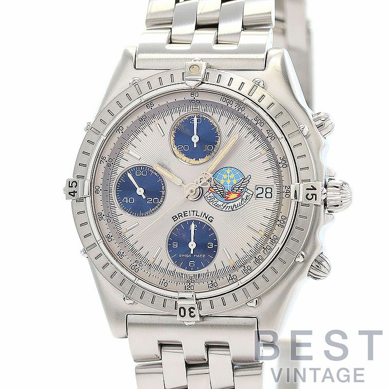 【中古】BREITLING CHRONOMAT BLUE IMPULSE ブライトリング クロノマット ブルーインパルス A13048 (A134EBIPA)
