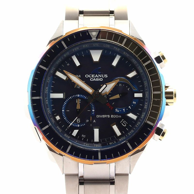 中古】CASIO OCEANUS CACHALOT DIVERS MODEL カシオ オシアナス