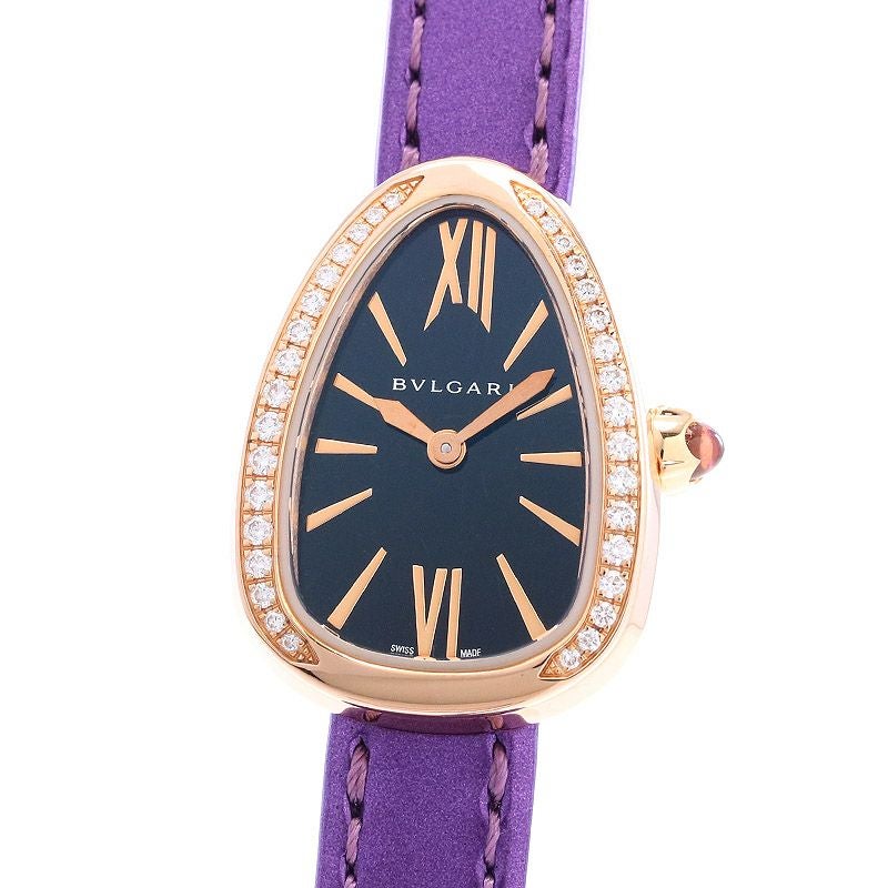 【中古】BVLGARI SERPENTI WATCH ブルガリ セルペンティ ウォッチ 102969 (SPP27BGLD/4T)