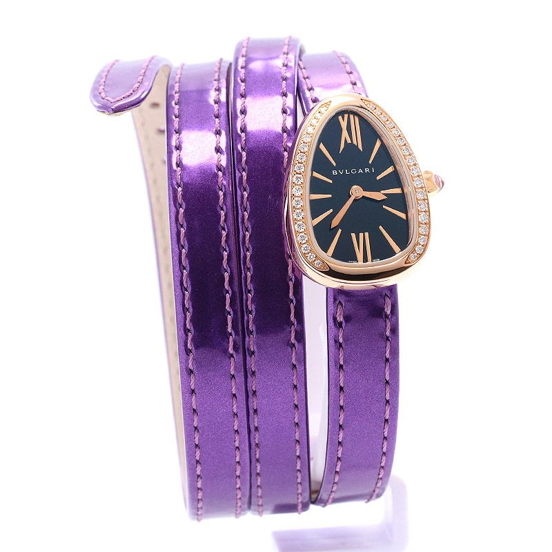 【中古】BVLGARI SERPENTI WATCH ブルガリ セルペンティ ウォッチ 102969 (SPP27BGLD/4T)