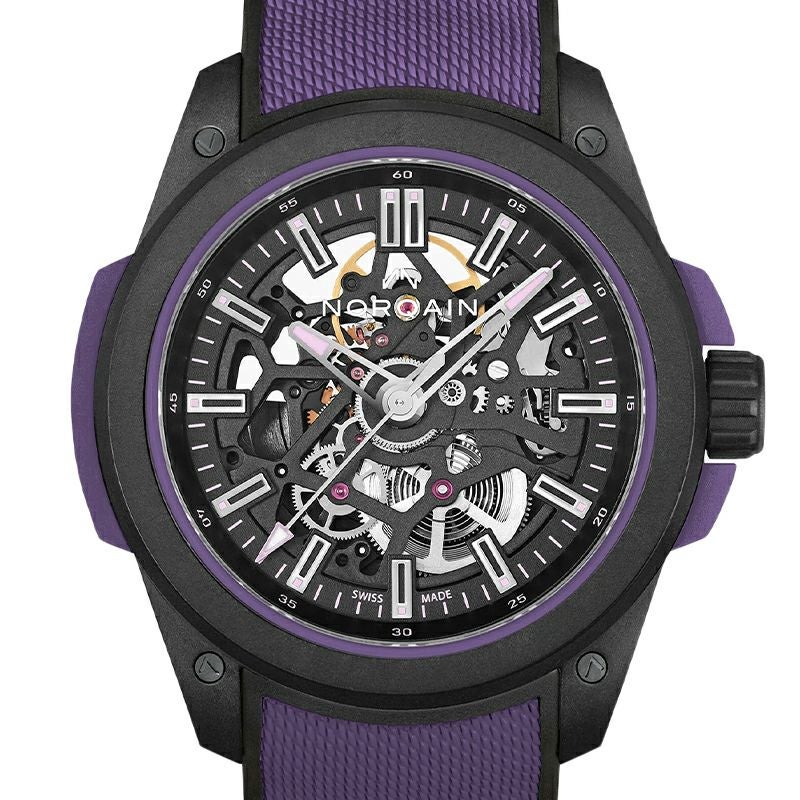 NORQAIN WILD ONE SKELETON 42MM LIMITED EDITION PURPLE ノルケイン