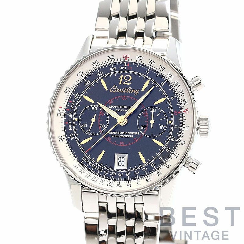 BREITLING Montbrillant 　モンブリラン　要OH 中古】BREITLING MONTBRILLANT EDITION ブライトリング モンブリラン
