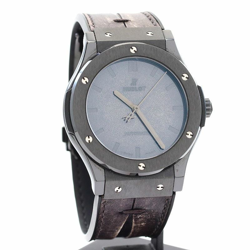 中古】HUBLOT CLASSIC FUSION BERLUTI All BLACK LIMITED EDITION