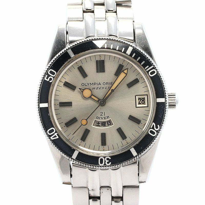【中古】ORIENT OLYMPIA ORIENT WEEKLY 21 DIVER オリエント オリンピアオリエント ウィークリー 21 ダイバー 0-19639A