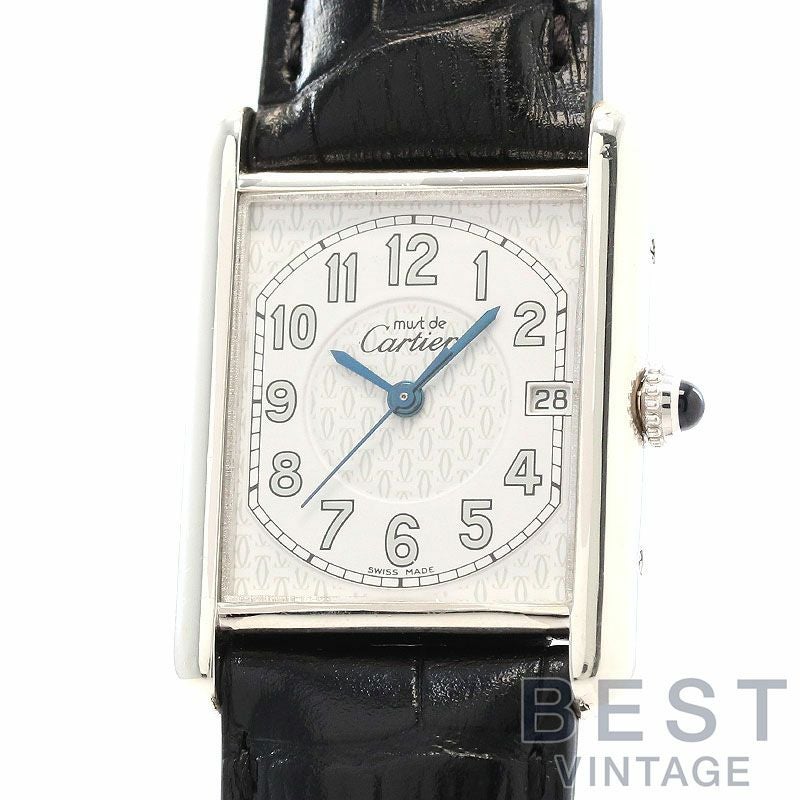 中古】CARTIER MUST TANK LARGE MODEL カルティエ マストタンク LM 