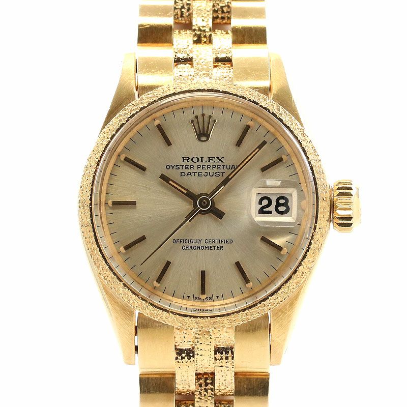 【中古】ROLEX OYSTER PERPETUAL LADY DATEJUST ロレックス オイスターパーペチュアル デイトジャスト 6701/8