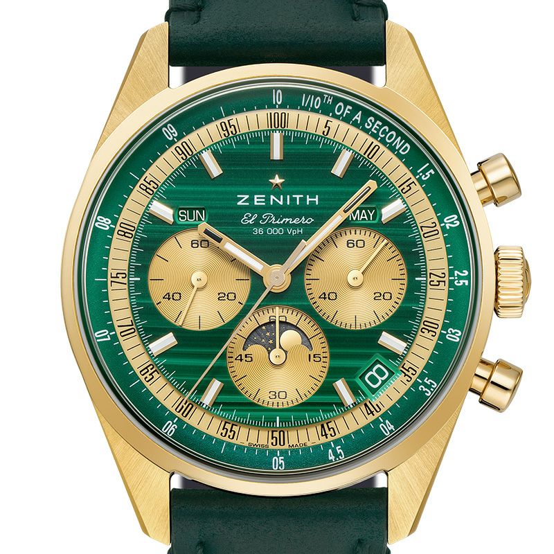 ZENITH CHRONOMASTER ORIGINAL TRIPLE CALENDAR MALACHITE ゼニス クロノマスター オリジナル トリプルカレンダー マラカイト 30.3400.3610/63.C916