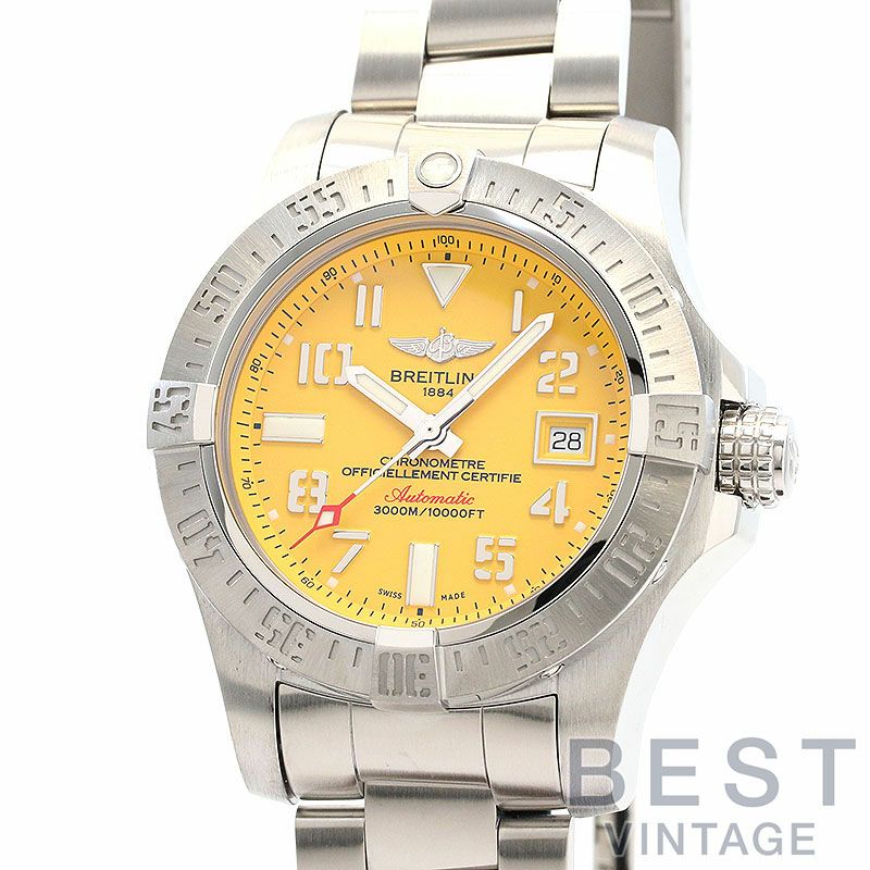 【中古】BREITLING AVENGER II SEAWOLF ブライトリング アベンジャーII シーウルフ A1733110/I519/169A (A17331101I1A1 / A077I19PSS)