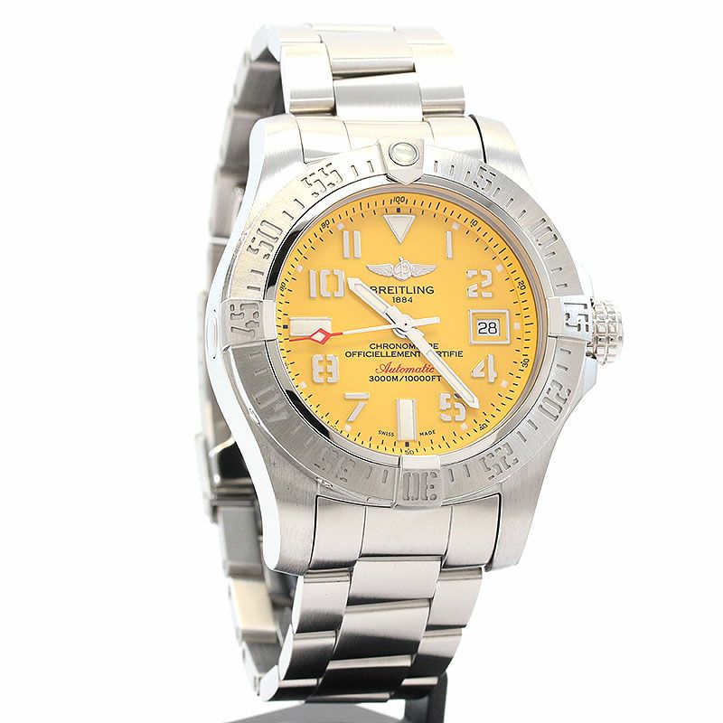【中古】BREITLING AVENGER II SEAWOLF ブライトリング アベンジャーII シーウルフ A1733110/I519/169A (A17331101I1A1 / A077I19PSS)