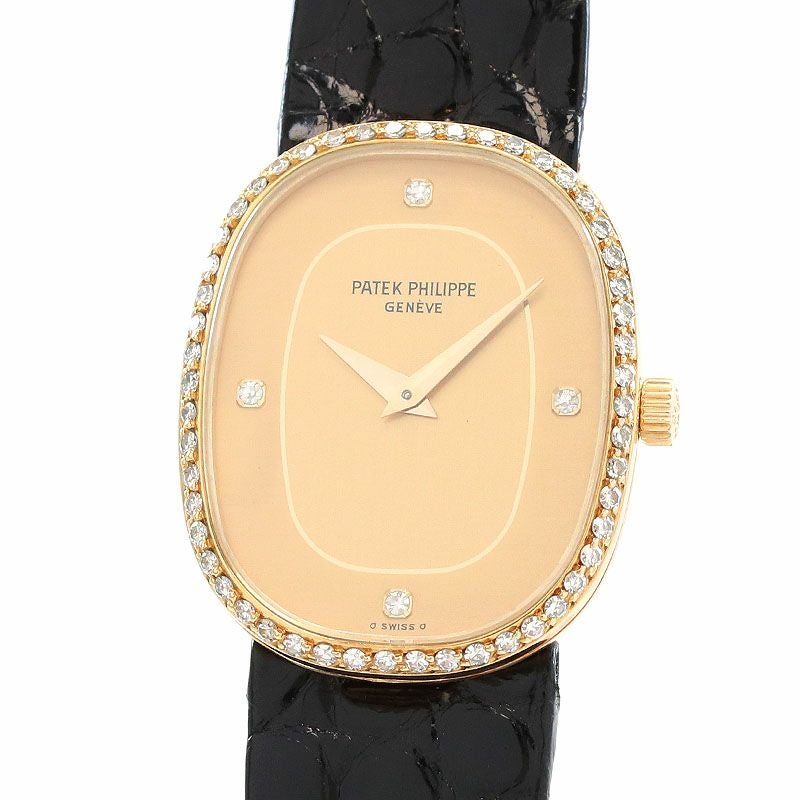 パテックフィリップ 【PATEK PHILIPPE】 ゴールデン エリプス 4833/12 レディース ホワイトシェル K18イエローゴールド 腕時計 時計 GOLDEN ELIPSE WHITE SHELL K18YG ゴールデンイリプス PP【中古】 楽天市場】【お買い物マラソン限定クーポン配布中♪】パテック