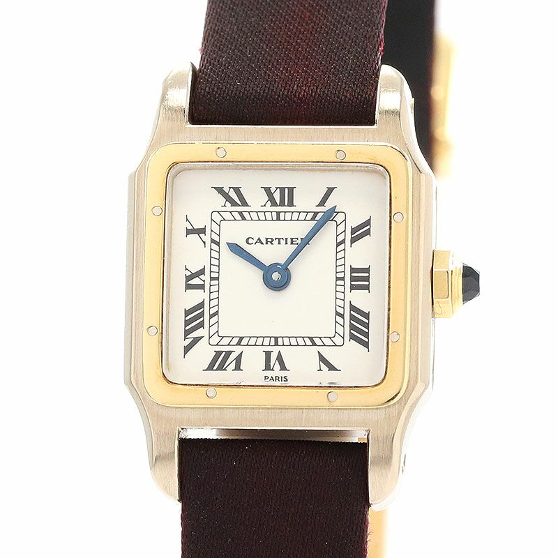 【中古】CARTIER SANTOS-DUMONT SMALL MODEL PARIS DIAL カルティエ サントス-デュモン SM PARISダイヤル 88520852 (78226)