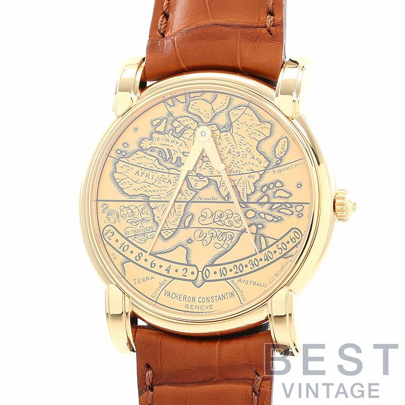 【中古】VACHERON CONSTANTIN GERARD MERCATOR DOUBLE RETROGRADE ヴァシュロン・コンスタンタン メルカトール / ゲラルドゥス・メルカトル ダブル レトログラード 「ヨーロッパ・アジア・アフリカ」エディション 43050/000J-8232
