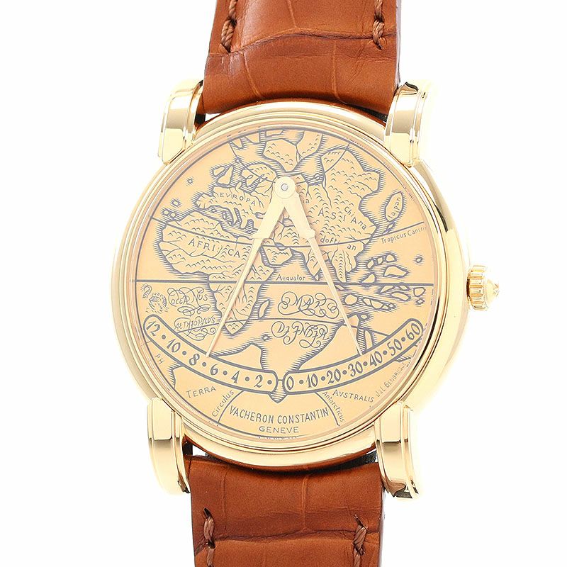 【中古】VACHERON CONSTANTIN GERARD MERCATOR DOUBLE RETROGRADE ヴァシュロン・コンスタンタン メルカトール / ゲラルドゥス・メルカトル ダブル レトログラード 「ヨーロッパ・アジア・アフリカ」エディション 43050/000J-8232