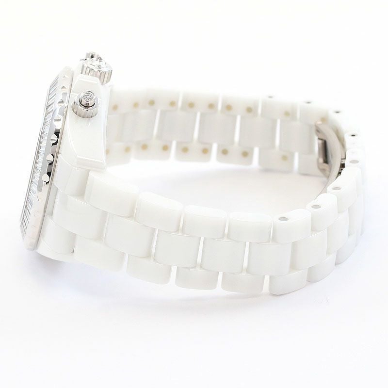 【中古】CHANEL J12 CHRONOGRAPH 41MM BAGUETTE-CUT DIAMONDS BEZEL シャネル J12 クロノグラフ 41MM バゲットダイヤベゼル  H1452