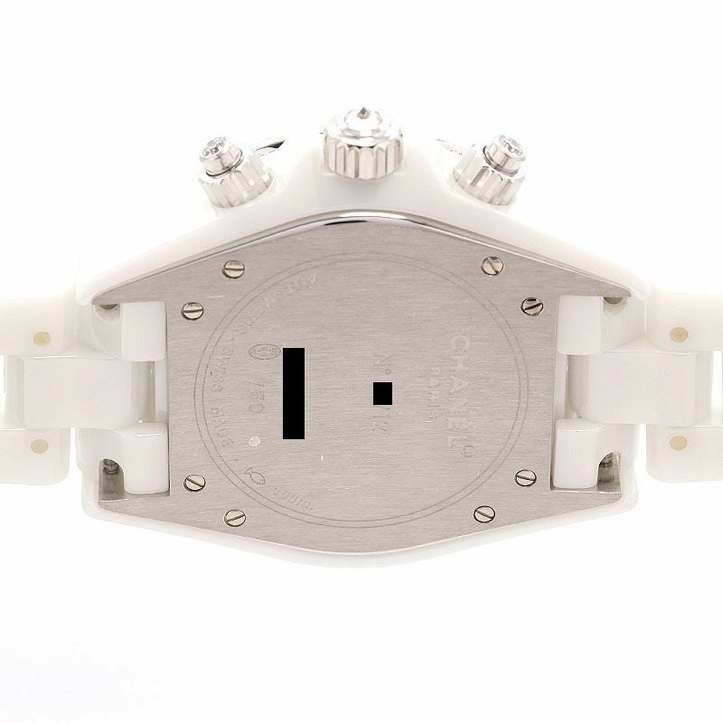 中古】CHANEL J12 CHRONOGRAPH 41MM BAGUETTE-CUT DIAMONDS BEZEL
