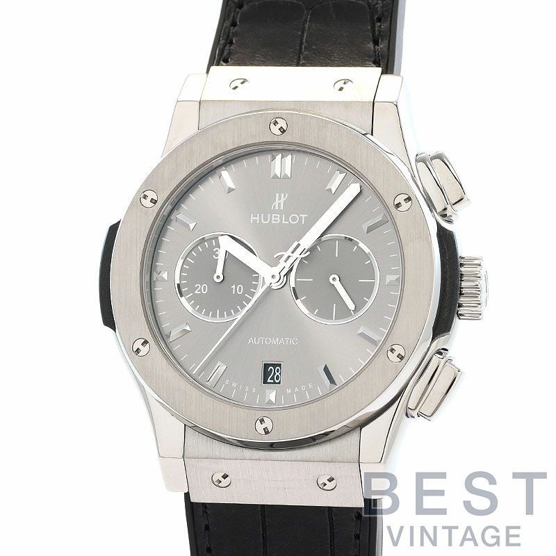 【中古】HUBLOT CLASSIC FUSION CHRONOGRAPH TITANIUM RACING GREY ウブロ クラシック・フュージョン クロノグラフ チタニウム レーシンググレー 541.NX.7070.LR