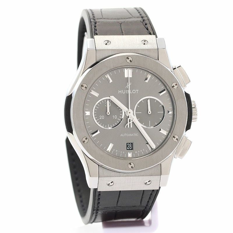【中古】HUBLOT CLASSIC FUSION CHRONOGRAPH TITANIUM RACING GREY ウブロ クラシック・フュージョン クロノグラフ チタニウム レーシンググレー 541.NX.7070.LR