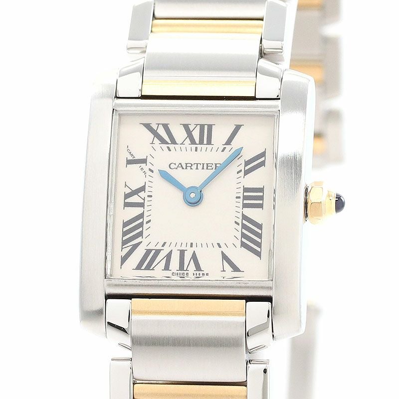 【中古】CARTIER TANK FRANCAISE SMALL MODEL カルティエ タンク フランセーズ SM W51007Q4