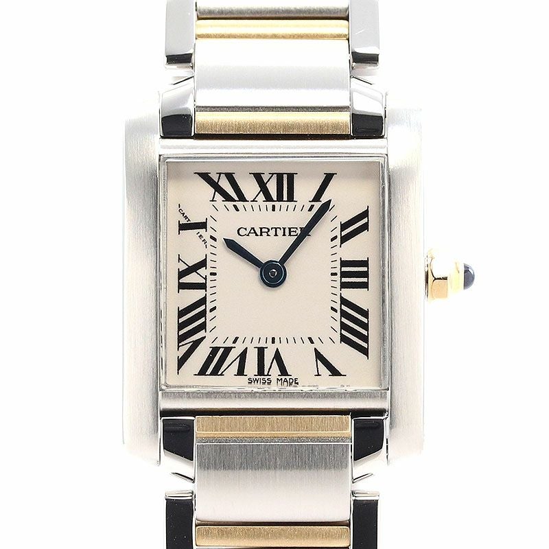 【中古】CARTIER TANK FRANCAISE SMALL MODEL カルティエ タンク フランセーズ SM W51007Q4