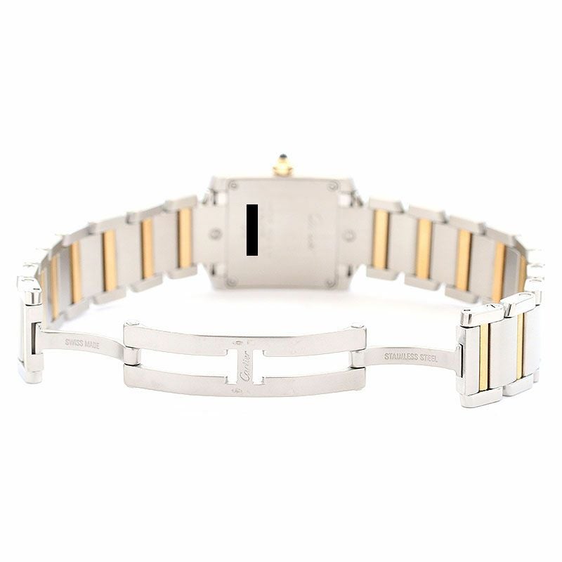 【中古】CARTIER TANK FRANCAISE SMALL MODEL カルティエ タンク フランセーズ SM W51007Q4