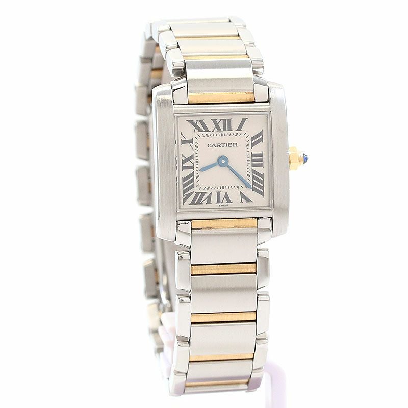 【中古】CARTIER TANK FRANCAISE SMALL MODEL カルティエ タンク フランセーズ SM W51007Q4