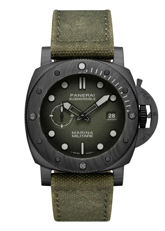 PANERAI SUBMERSIBLE MARINA MILITARE CARBOTECH&trade; パネライ サブマーシブル マリーナ ミリターレ カーボテック&trade; PAM01698