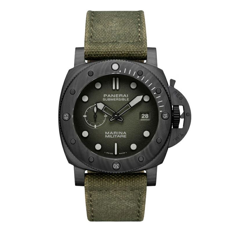 PANERAI SUBMERSIBLE MARINA MILITARE CARBOTECH&trade; パネライ サブマーシブル マリーナ ミリターレ カーボテック&trade; PAM01698