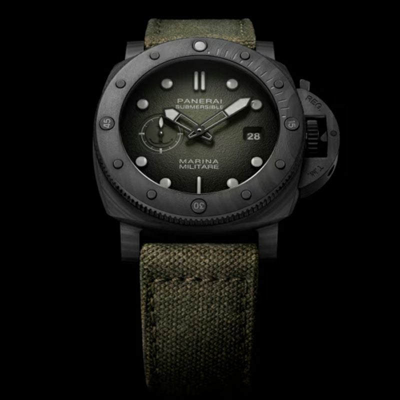 PANERAI SUBMERSIBLE MARINA MILITARE CARBOTECH&trade; パネライ サブマーシブル マリーナ ミリターレ カーボテック&trade; PAM01698